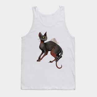 Cat. Sphynx cat. Sinister cat Tank Top